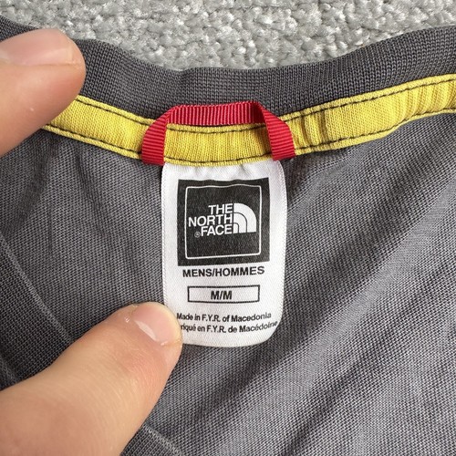 THE NORTH FACE Herren T-Shirt Kurzarm Medium Regular Outdoor Logo 27313 Grau - Bild 3 von 10