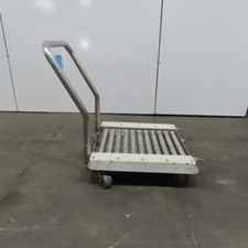 Stainless Steel 1.90" Gravity Roller Fixture Tooling Changer Cart 21"x27"