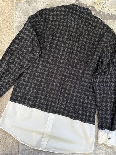 Dolce & Gabbana Gold Geometric Dress Shirt. Mens Sz 41 (Slim Fit) - Picture 4 of 8