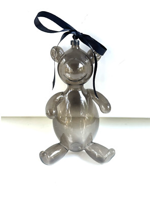 Large GUCCI Smoke Crystal Bear Christmas Ornament Vintage- Tom Ford Era