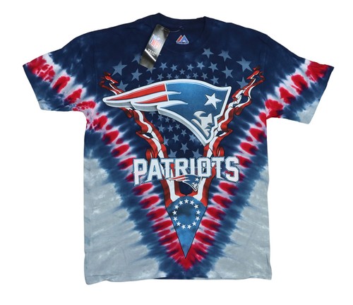 NFL Team Apparel Liquid Blue V-Dye Crew Neck Men's T-Shirt NWT Pick Team/Size - Picture 6 of 17