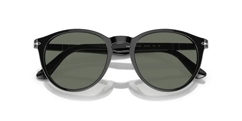 OCCHIALI DA SOLE PERSOL 3152S 901458 BLACK 52 POLAR Green Polarizzati - Imagen 2 de 7