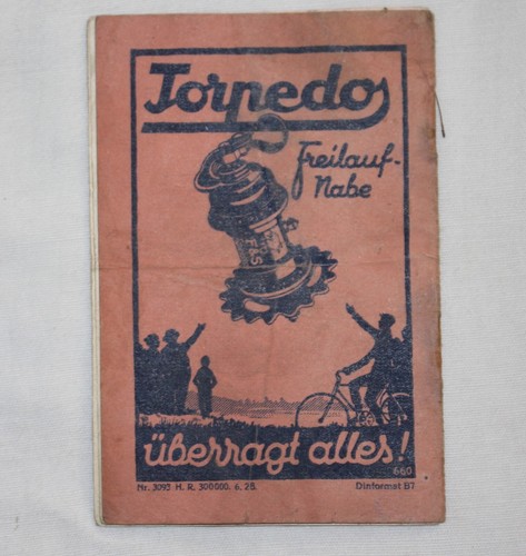 OLD VINTAGE BICYCLE TORPEDO FREILAUF NABE FICHTEL&SACHS A.G. BOOK GERMANY 1930s - Picture 7 of 7