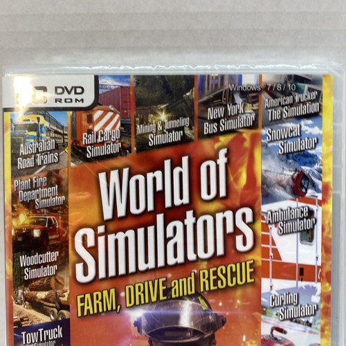 World Of Simulators Farm, Drive And Rescue 22 Complete Games PC Free Shipping - Picture 5 of 13