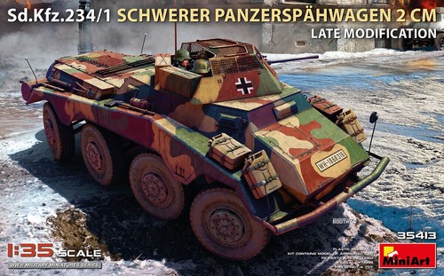 MA35413 Miniart 1/35 Sd.Kfz.234/1 Schwerer Panzerspähwagen 2cm Late Modification - Bild 1 von 7