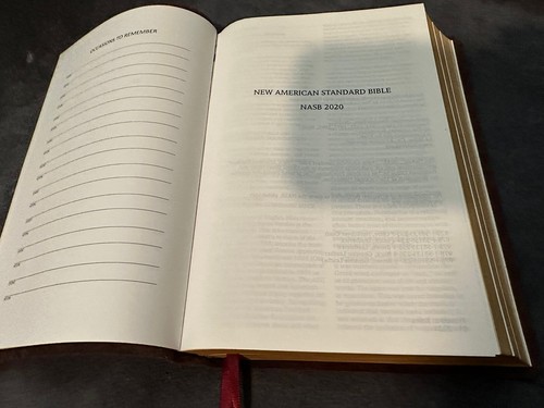 NASB 2020 Full Footnotes new American standard Bible large print personal size - Picture 4 of 8