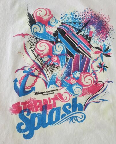 DISNEY College Program DCP Starlit Splash T-Shirt Medium Cast Member Cotton - Picture 2 of 7
