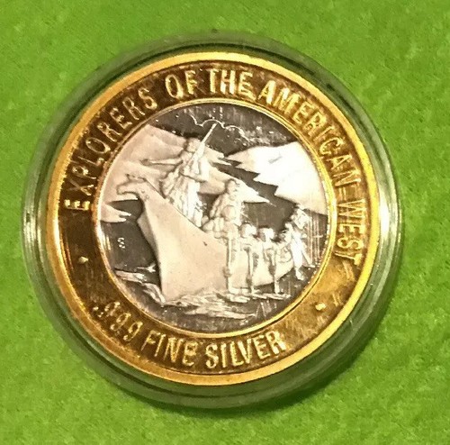 1993 ~ Medaille/Münze ~ Entdecker des amerikanischen Westens ~ Lewis & Clark ~ .999 Silber - Bild 3 von 4