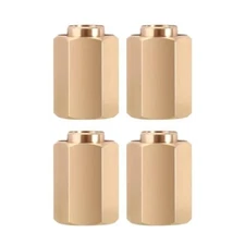 Brass Wheel Hex Hub 10mm Extenders Adaptor for TRX4M Redcat Ascent18 1/18 RC ...