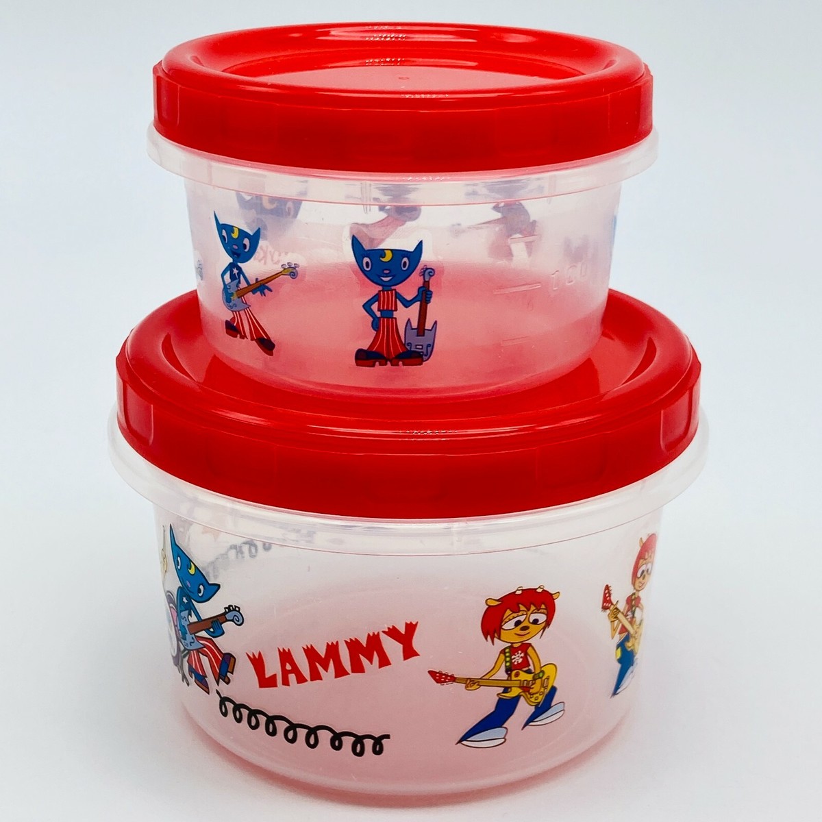 Um Jammer Lammy 2 Plastic Container Set Japan PlayStation Rodney