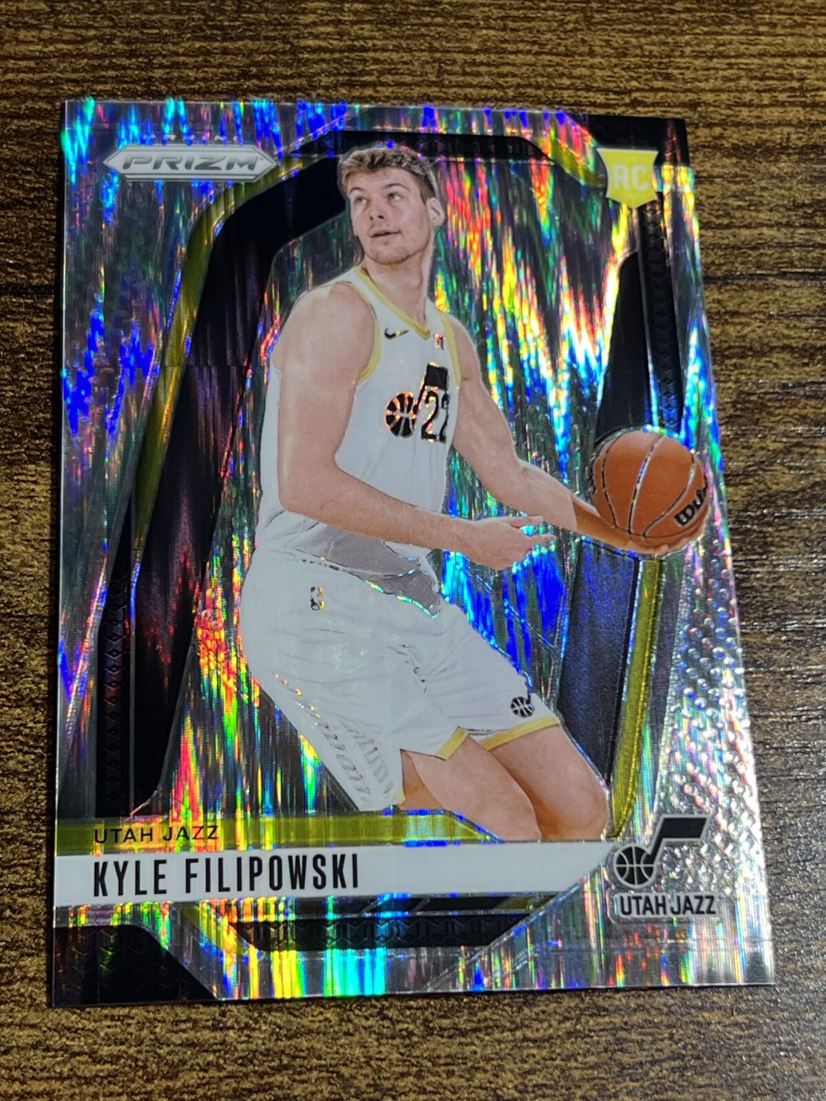 KYLE FILIPOWSKI 2024-25 Panini Prizm Silver Skewed Refractor /249 #263 Jazz RC