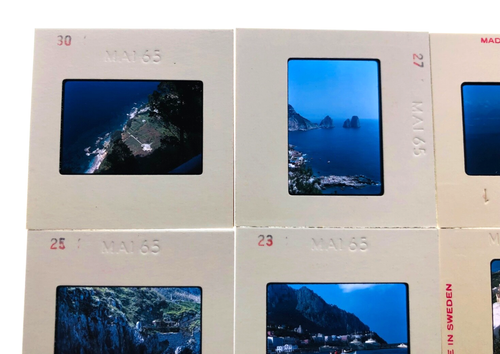 Lote de 10 diapositivas fotográficas CAPRI 1965 35mm ITALIA MAR TIRRENO - Imagen 2 de 6