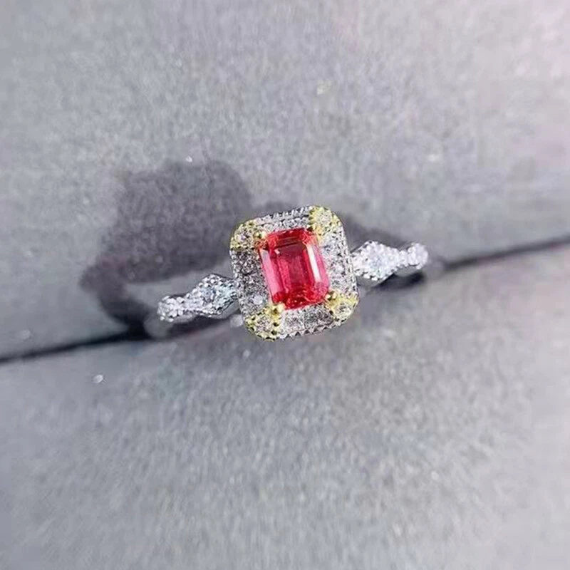 Square outlet zirconia ring