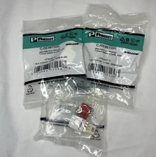 Lot of 3 New Panduit CJ5E88TWH Mini-Com Module Cat TX- 5e RJ45