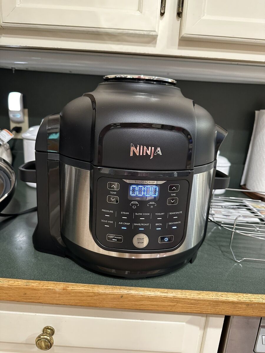 NINJA 6.5 qt. Electric Stainless Steel Pro Pressure Cooker + Air