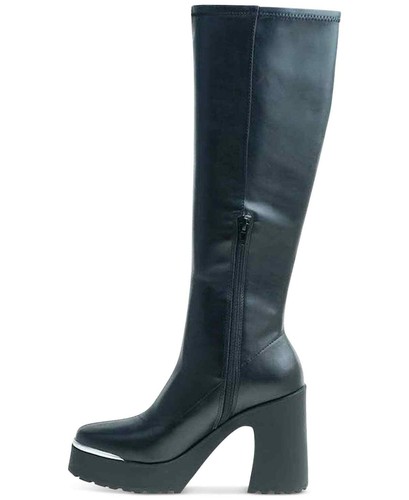 Wild Pair Killian Block-Heel Riding Boots - Black - 9.5 - Picture 2 of 4