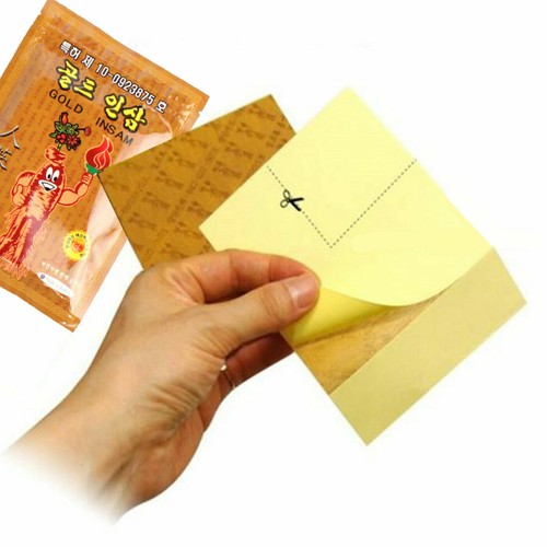 Korea Pain Relief Patches Korean Gold Ginseng Patch Power strip Energy Hot Pack - 第 43/47 張圖片