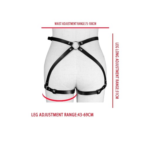 Giarrettiera Gambe Sultry Fatta a Mano - Accessorio BDSM Regolabile, Lingerie - Foto 7 di 7