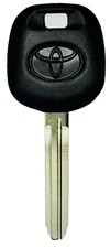 FOR TOYOTA UNCUT IGNITION/DOORS TRANSPONDER CHIPPED LOGO KEY BLANK TOY43AT4 4C