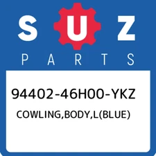 94402-46H00-YKZ Suzuki Cowling,body,l(blue) 9440246H00YKZ, New Genuine OEM Part