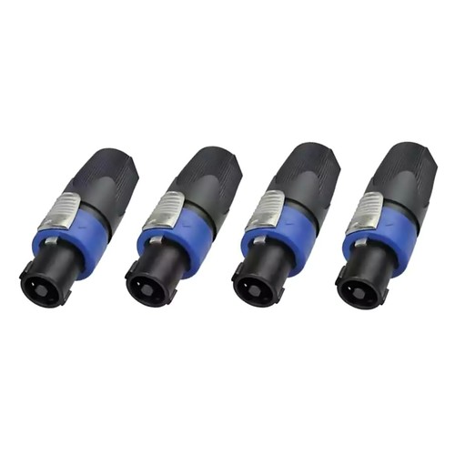 New 4 Pole 4pcs NL4FX Speaker Cable Plug Connector for Audio Speaker - Picture 3 of 11