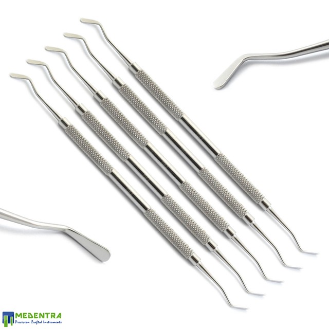 Amalgam Plastic Filling Composite Instruments 2.9mm Set of 5, Double