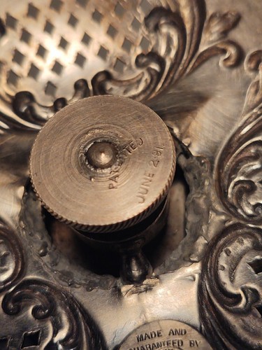 Antique MERIDEN  Quadruple Silverplate Victorian Cheese Ball Holder June 2, 1891 - Picture 2 of 24