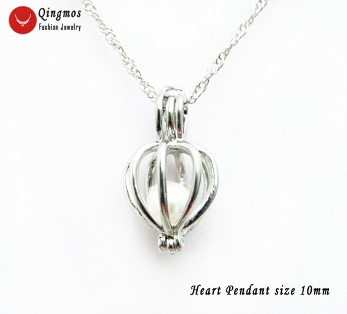 Wish Perla Regalo de Navidad 10X Collar Colgante Corazón Ostra Amor Perla Collar - Imagen 11 de 12
