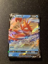 Pokémon TCG Kingler V Sword & Shield: Brilliant Stars 028/172 Holo Ultra Rare