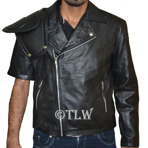 Black jas maten verzending Biker Max snelle leren alle Mad AxRwZp5nqR
