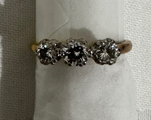 Beautiful Trilogy 3 Stone Diamond Ring 18ct Gold 1.02ct Crinnan Jewellery Ltd - Picture 15 of 20