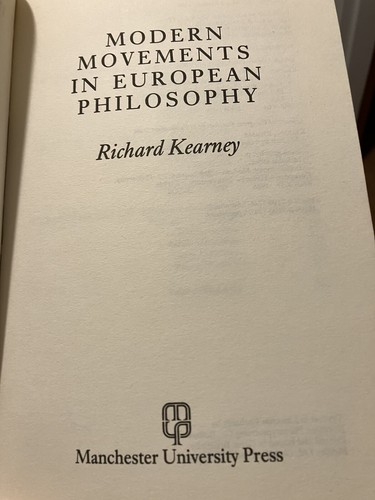 Modern Movements in European Philosophy by Richard Kearney - Picture 3 of 4