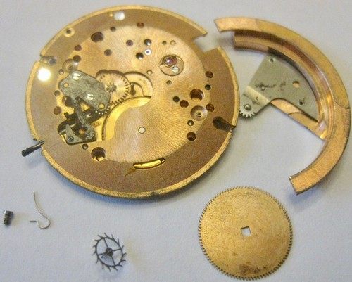 Vintage Omega Movement for cal 343 for parts balance wheel good - Picture 2 of 2
