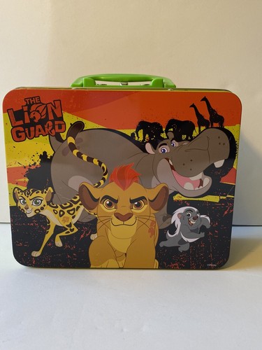 The Lion Guard Lunchbox Tin Raised Front W/ Complete Puzzle Inside - Picture 4 of 9