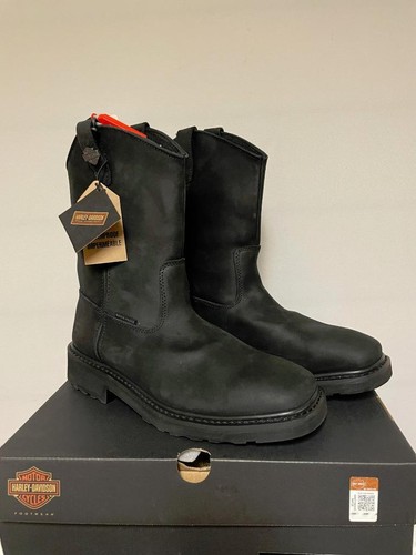 BOTA DE MOTOCICLETA HARLEY DAVIDSON ALTMAN PARA HOMBRE PUNTERA COMPUESTA IMPERMEABLE D93563 NUEVA - Imagen 8 de 8