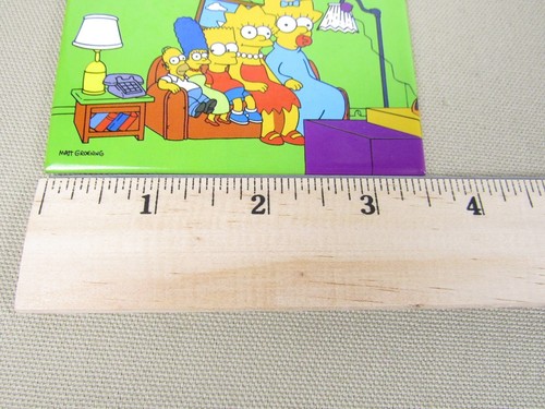The Simpsons Refrigerator Magnet Lot (6) Vintage FOX 1999 2.5"x3.5" Homer Bart - Picture 4 of 5