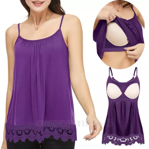 Women Plus Size Tank Tops Loose Casual Summer Top Pleated Flowy Adjustable Strap - Picture 46 of 55
