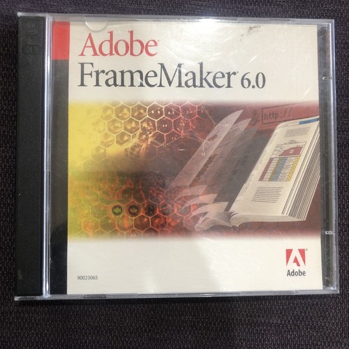 Adobe Frame Maker 6.0 Cd Rom 2 Cd Set - Picture 2 of 4