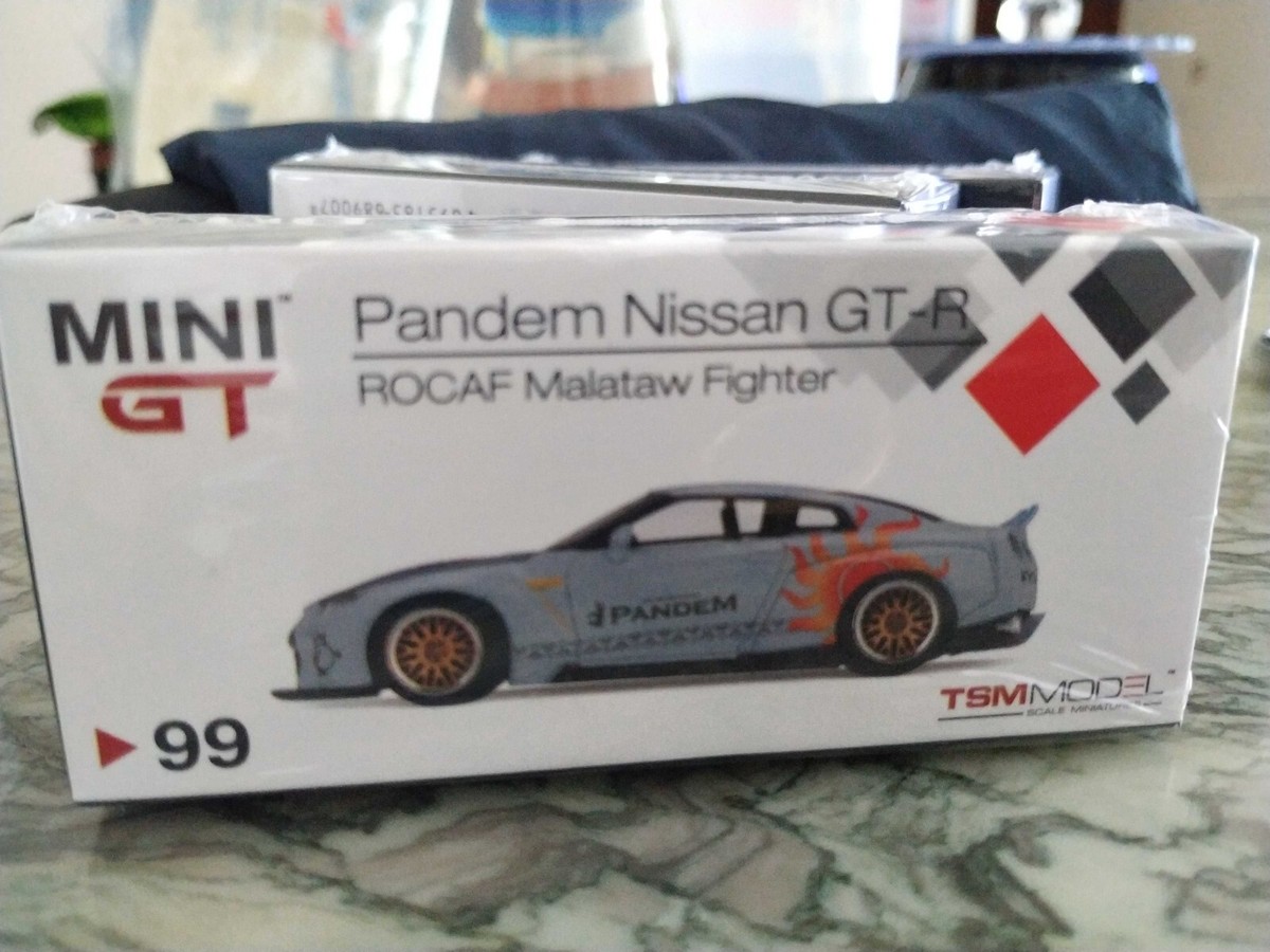 MINI GT 99 (used)Pandem Nissan GT-R (R35) Duck Tail ROCAF MINI GT 99 (used)Pandem Nissan GT-R (R35) Duck Tail ROCAF