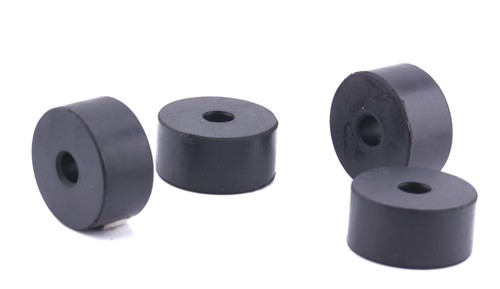 1/2" id x 2" od x 1" Long Thick Rubber Spacers Isolators Mounts Insulators - Picture 7 of 7