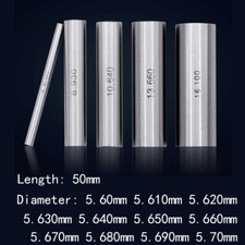 5.60mm-5.70mm Dia High Precision GCR15 Bearing Steel Needle Gauge Pin 50mm Long