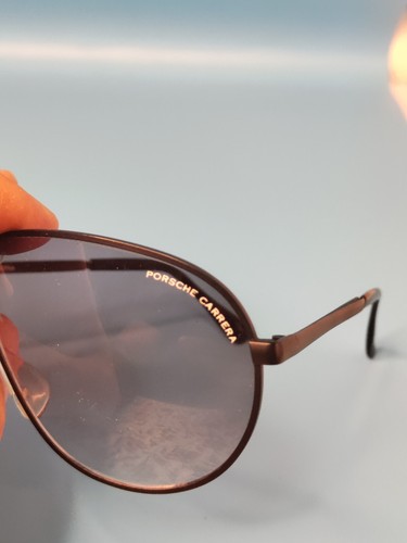 OCCHIALI DA SOLE VINTAGE 1A EDIZIONE CARRERA PORSCHE DESIGN PIEGHEVOLI NERI G... - Picture 7 of 11