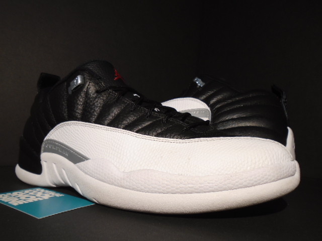2016 NIKE AIR JORDAN XII 12 RETRO LOW PLAYOFF BLACK RED WHITE BRED 308317-004 11 2016 NIKE AIR JORDAN XII 12 RETRO LOW PLAYOFF BLACK RED WHITE BRED 308317-004 11