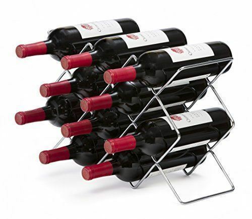Mango Dampf 10 Flaschen Weinregal, Aufbewahrungsorganizer für Küchenarbeitsplatten - Bild 1 von 26
