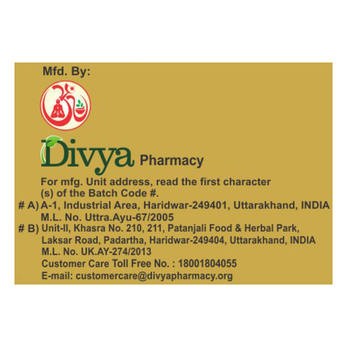 DIVYA MUKTA SHUKTI BHASMA 5 G - Picture 4 of 4