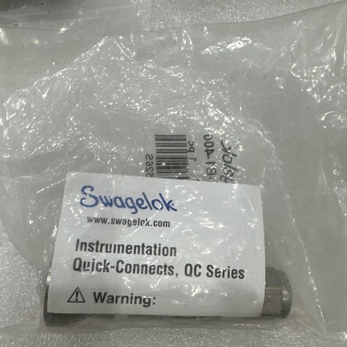 New Swagelok SS-QC4-B1-400 Quick Connect Body, 0.2 Cv, 1/4”, bag of 10 pcs. - Picture 3 of 5