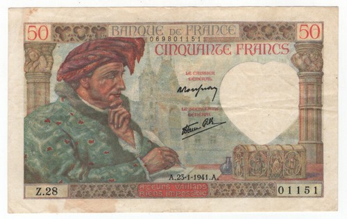 FRANCE - 50 FRANCS LOT DE 3 BILLETS - Photo 3/6