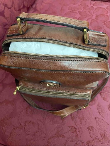 Borsello uomo in pelle The Bridge, Nuovo - vintage !!! - Foto 4 di 12