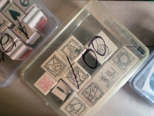 HUGE LOT Around 130+  Of Vintage Rubber Stamps Christmas, ThanK You, Character - Picture 8 of 16