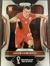 2022 Panini Prizm FIFA World Cup Jakub Kaminski Rookie RC Poland #165